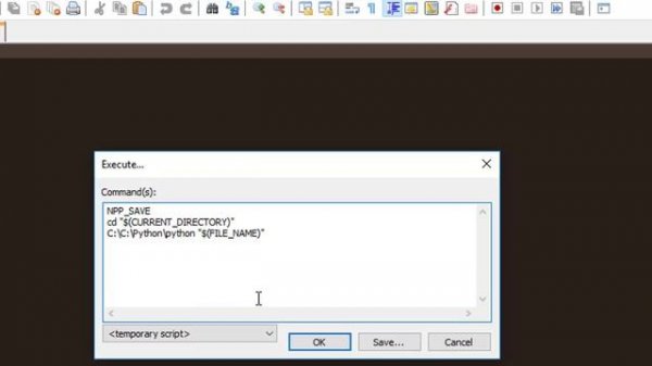 How To Run A Python Script With Notepad++