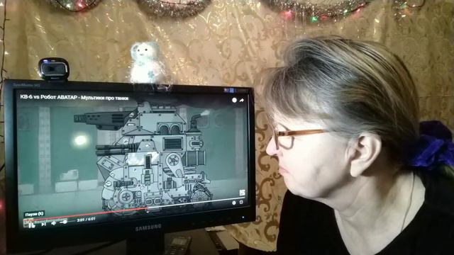 HomeAnimations - КВ- 6 Vs Робот АВАТАР - Мультики про танки Реакция на HomeAnimations
