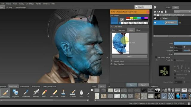 MUDBOX 2019 проецируем и красим модель смотреть онлайн