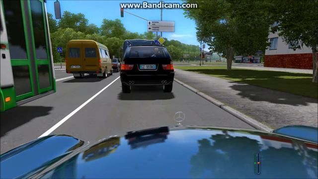 City Car Driving 1.5 Mercedes Benz E55 AMG (Thrustmaster T150+T3pa) смотреть онлайн
