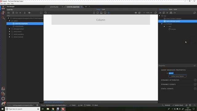 Wappler video training - Adding Dynamic Paging to a bootstrap Table смотреть онлайн