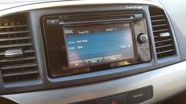 Mitsubishi Lancer Infotainment 2 DIN