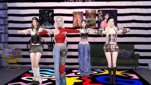 Sims 4? - BLACKPINK THE GAME ‘THE GIRLS’ Dance Cover(심즈4) 【シムズ4】 K-POP смотреть онлайн