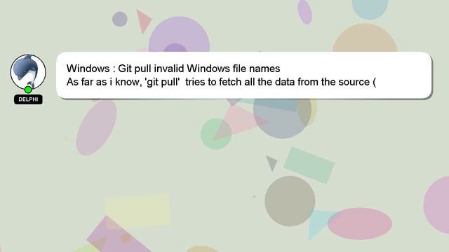 Windows : Git pull invalid Windows file names смотреть онлайн