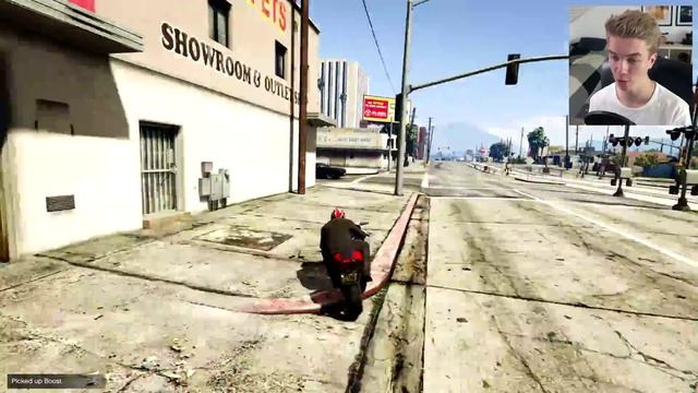 GTA 5 Stunts: Crazy Bike Stunt! - (GTA V Stunts & Fails) смотреть онлайн