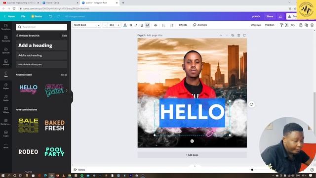 #015 How to Design an event Flyer or Poster using Canva Tutorial Amapiano, Felo Le Tee смотреть онлайн