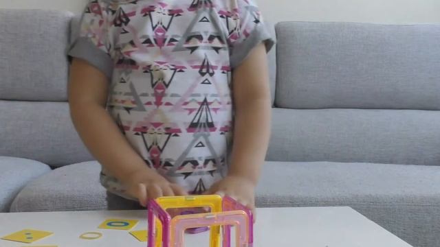 ❀  MAGNETIC BUILDING BLOCK Магнитный конструктор с Mika Miracle Развивающее видео для детей ❀ 2016