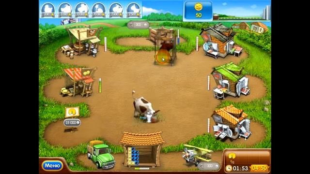 Веселая ферма 2 Сметанная 2 FarmFrenzy на золото смотреть онлайн