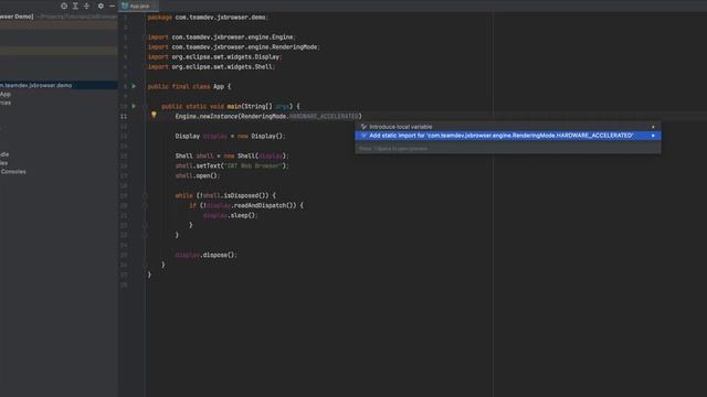 Adding Web Browser to a Java SWT App | JxBrowser смотреть онлайн