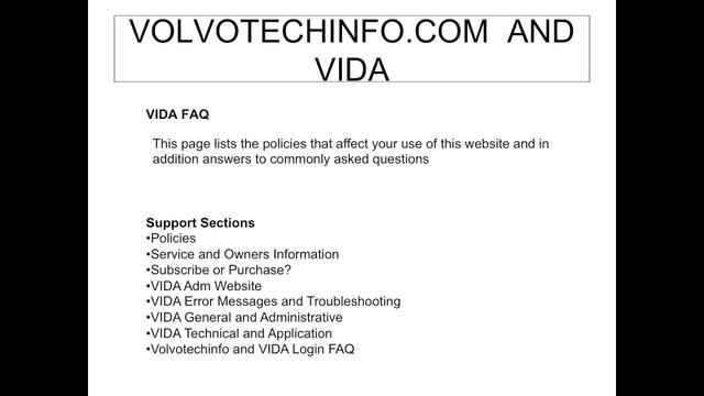 VolvoTechInfo.com and VIDA - NASTF смотреть онлайн