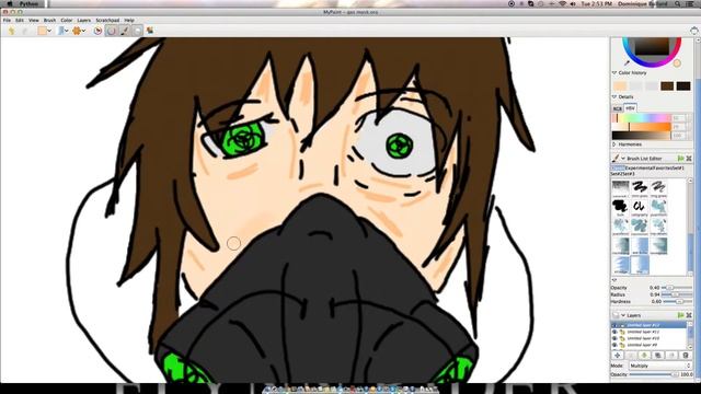 killerninja speedpaint: gas mask смотреть онлайн