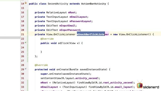 273 Android TextInputLayout, SnackBar, Floating Action Button | смотреть онлайн