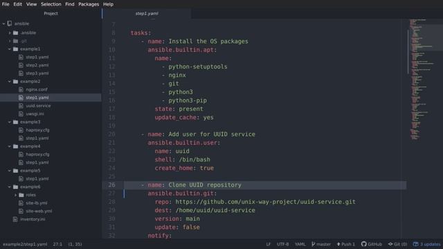 Ansible. Часть 2. Playbook смотреть онлайн
