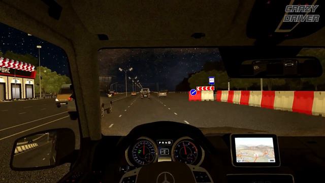 Mercedes-Benz G65 AMG | NIGHT DRIVING | City Car Driving смотреть онлайн