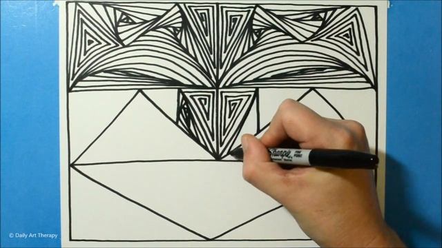Daily Line Illusion #162 / Mind Free 3D Pattern / Satisfying Spiral Drawing / Art Therapy смотреть онлайн