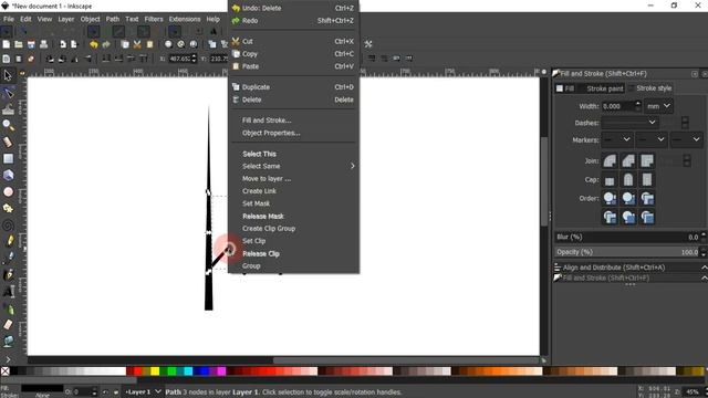 INKSCAPE TUTORIAL ~ CREATIVE LOGO - part 1 смотреть онлайн