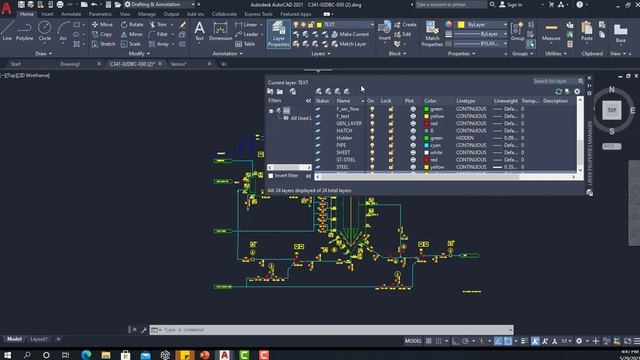 19. CAO-AUTOCAD-LES CALQUES-2 смотреть онлайн