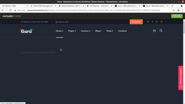 Education & Online Courses Website | Learning LMS Theme | iGuru WordPress Theme смотреть онлайн