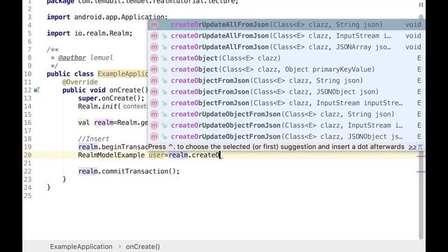 Introduction to Realm Database for Android #2 (Understanding Realm write operations) смотреть онлайн
