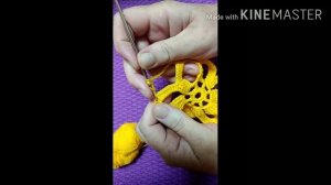 Ажурный квадратный мотив крючком для кардигана. Подробный мастер класс Вязание крючком.