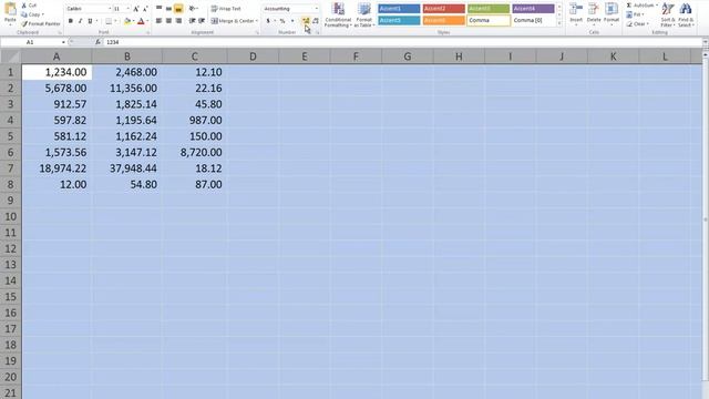 Excel 2010 - Basic Numeric Formatting смотреть онлайн