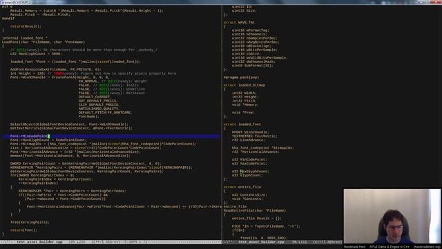 Handmade Hero Day 174 - Adding Sparse Unicode Support смотреть онлайн