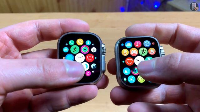 Apple Watch Ultra Copy Review Functions & Sensor Test IWO Watch H11 Ultra vs GS Ultra 8 - ASMR смотреть онлайн