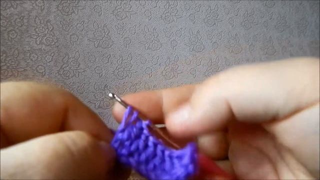 ВЯЖЕМ СТОЛБИКИ С НАКИДОМ #КРЮЧКОМ смотреть онлайн