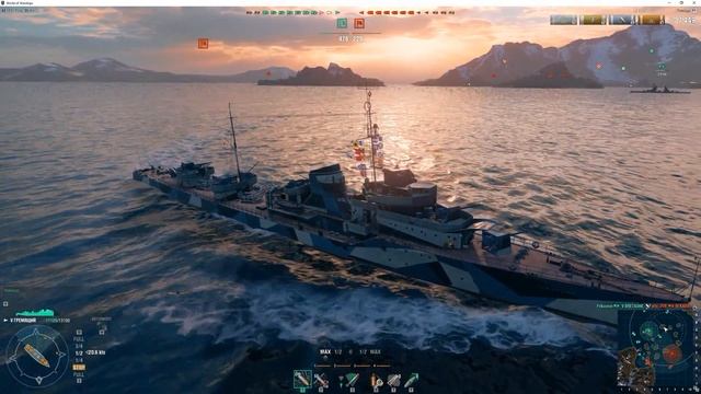 [2x Xeon E5 2620 v4 + 1080 GTX] World of Warships "Хрипящй" смотреть онлайн
