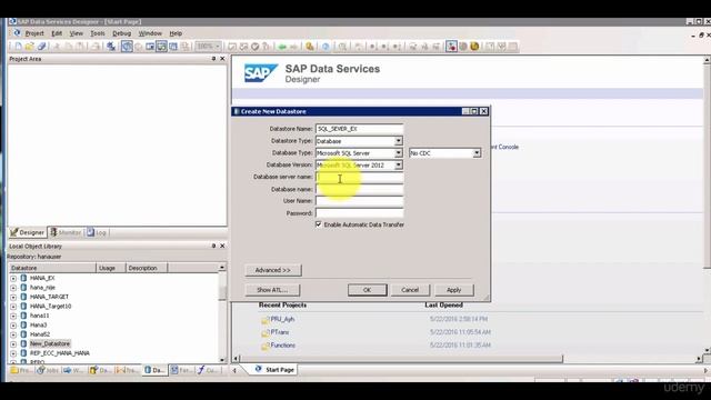 08 How to connect Data Store to SQL Server Database | SAP BODS | SQL Server Data Store смотреть онлайн