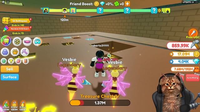Devenim cei mai buni mineri in Roblox Clicker Mining Simulator смотреть онлайн