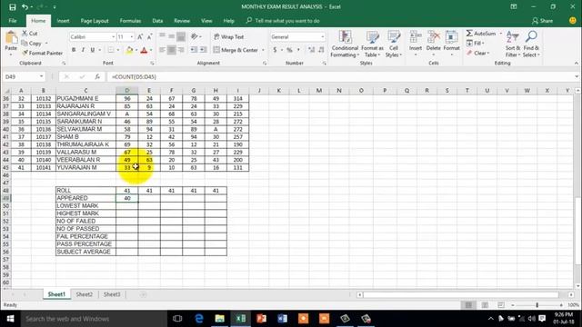 AUTOMATIC RESULT ANALYSIS AFTER EXAM IN EXCEL смотреть онлайн