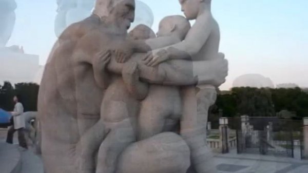Осло, Норвегия.Парк скульптур Вигеланда (Park Vigeland Oslo Norway) часть 1