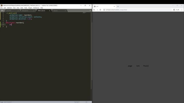404 page (RGB404 1, HTML, CSS) смотреть онлайн