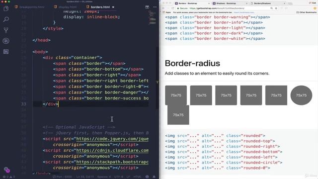 Borders and Shadows in Bootstrap 4 || #Bootstrap4 #TheWebSeeker #WebDesign смотреть онлайн