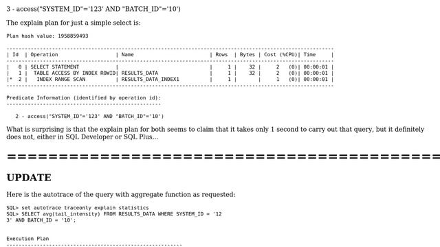 Databases: Oracle aggregate functions slows query down massively смотреть онлайн