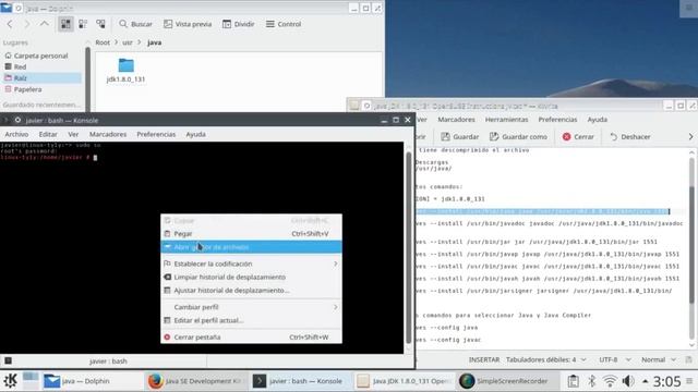 02 - Tutorial MyOpenLab en Linux OpenSUSE LEAP 42.1 - Instalar Java JDK8 - 2017 смотреть онлайн