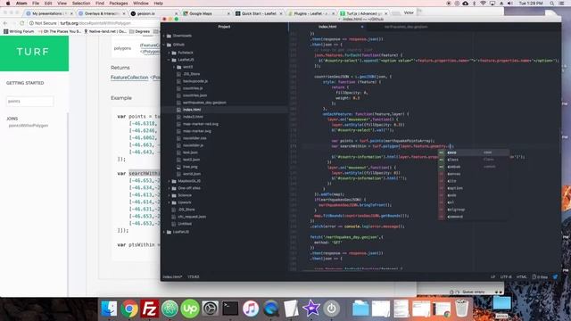 3.9 Filters (geographic calculation) | Mapping in LeafletJS смотреть онлайн