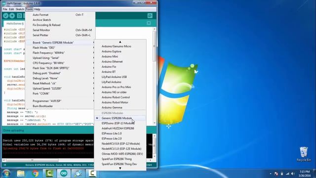 Programming ESP8266 with Arduino IDE | Easy Connection and programming смотреть онлайн