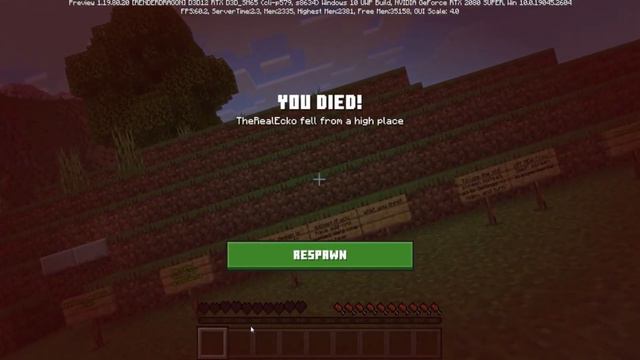 This is Minecraft Bedrock BRAND NEW "You Died" Screen! - Minecraft Bedrock Preview v1.19.80.20 смотреть онлайн