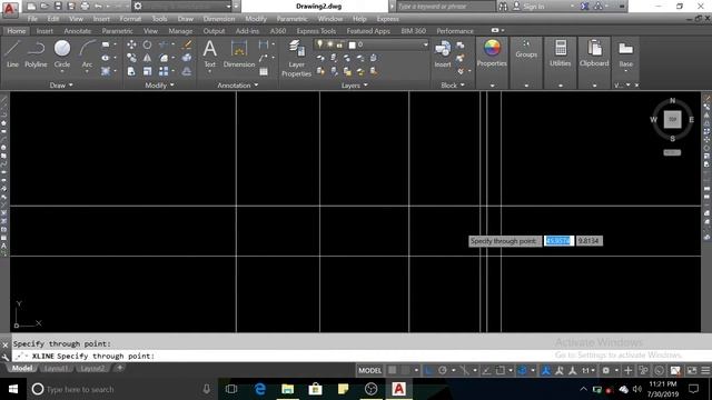 Line, Xline, Polly line [Hindi] [AutoCAD] смотреть онлайн