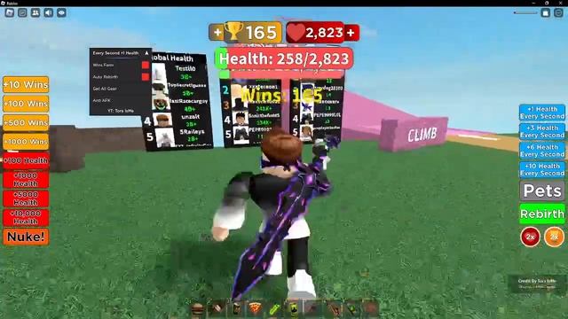 ❤️ СКРИПТ на АВТО-ФАРМ ХП и ПОБЕД Every Second You Get +1 Health в Roblox | ПОЛУЧИЛ ВСЕ ПРЕДМЕТЫ! ❤ смотреть онлайн