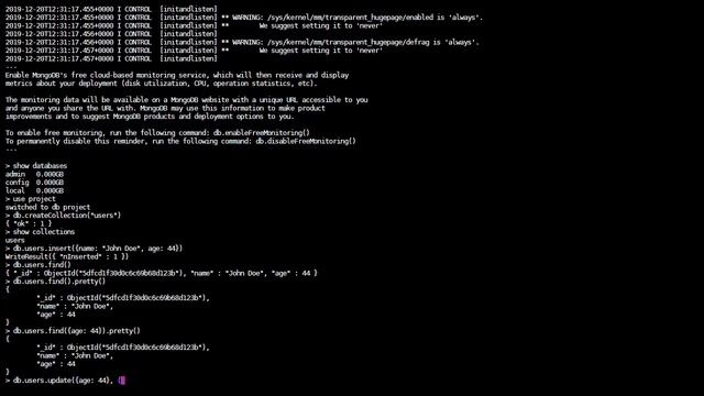 MongoDB Beginner's Guide: Basic Commands смотреть онлайн