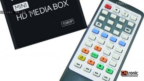 VOXLINK Multimedia player Mini Full HD 1080P HDD Media Player TV box Support HDMI MKV RM SD USB...