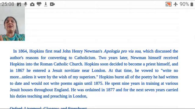 GERARD Manley Hopkins смотреть онлайн