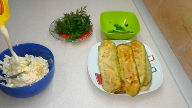 РУЛЕТИКИ из Кабачков с Сыром и Чесноком,зеленью.Закуска на любой праздничный стол смотреть онлайн
