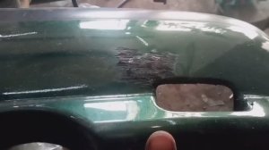 Как запаять трещину в бампере, Nissan Almera 1999г