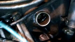 чистка вывода карторных газов ауди 100, 2.3 NF