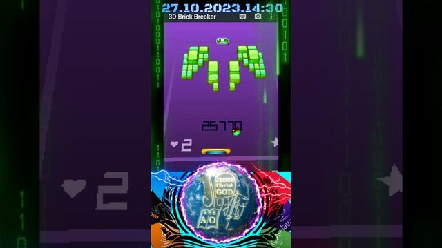 Java retro mobile games;_ 13 3D Brick Breaker смотреть онлайн