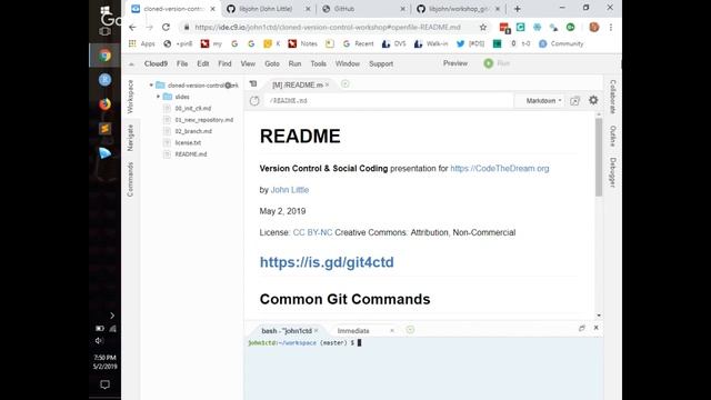 Code the Dream Front-end basics - Git and GitHub смотреть онлайн